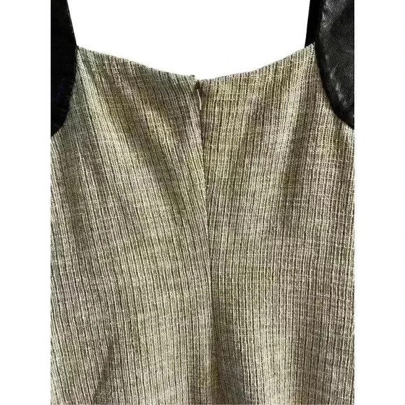 𝅺L’AGENCE LAMB Skin Beige with Metallic Bodycon Mini Dress, Sz 4 - Picture 5 of 6